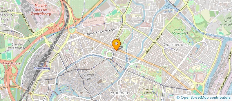 localisation de l'entreprise LE NEUF  STRASBOURG