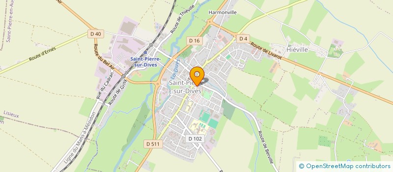 localisation de l'entreprise LE NEVERS SAINT PIERRE  SAINT-PIERRE-EN-AUGE