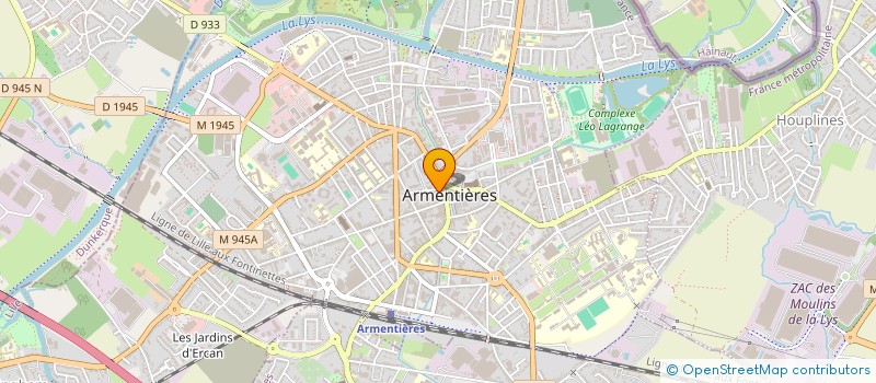 localisation de l'entreprise LE NEW CONCEPT COIFFURE à ARMENTIERES
