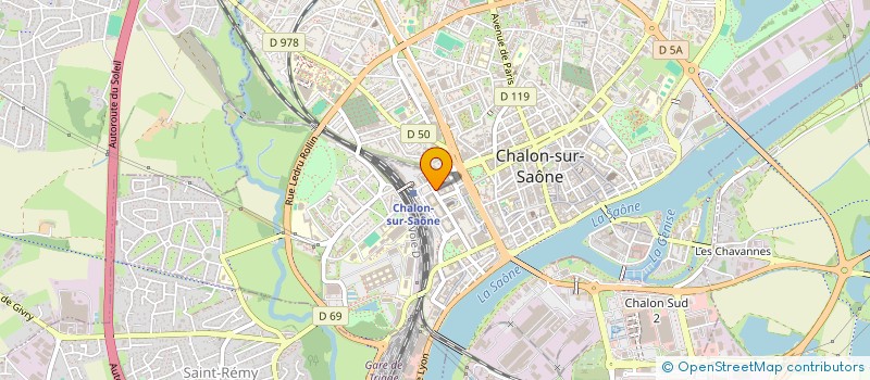 localisation de l'entreprise LE NEW FORUM à CHALON-SUR-SAONE