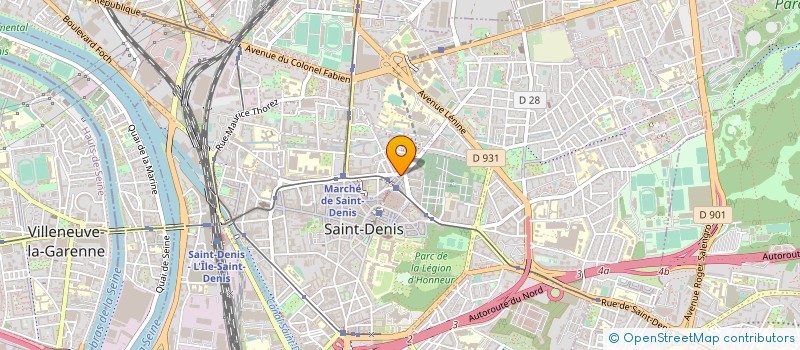 localisation de l'entreprise LE NEW JERSEY à SAINT-DENIS