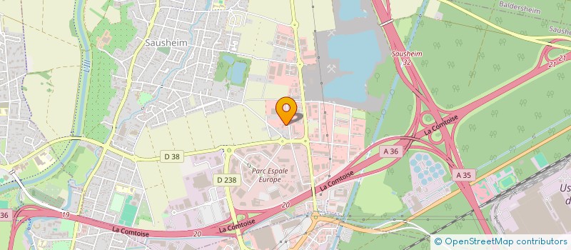 localisation de l'entreprise LE NEW PALLADIUM  SAUSHEIM