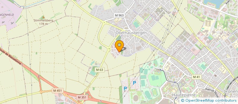 localisation de l'entreprise LE NEW PIGEON  OBERHAUSBERGEN