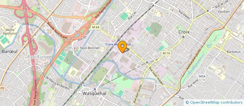 localisation de l'entreprise LE NEW'S  CROIX