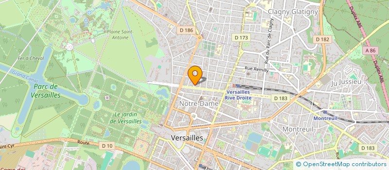 localisation de l'entreprise LE NEW YORK à VERSAILLES