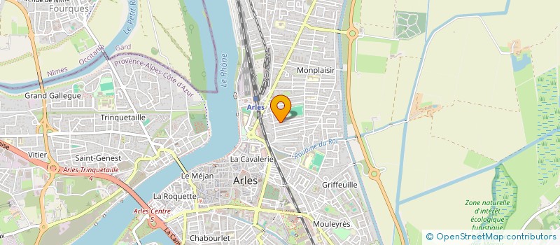 localisation de l'entreprise LE NEWS 13 à ARLES