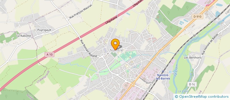 localisation de l'entreprise LE NEWS  NAINTRE