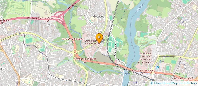 localisation de l'entreprise LE NEWTON à LA CHAPELLE-SUR-ERDRE