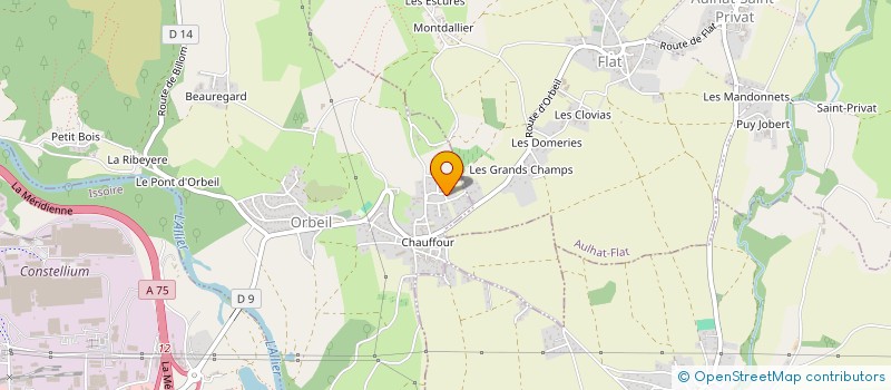 localisation de l'entreprise LE NEZ A TA PORTE  ORBEIL