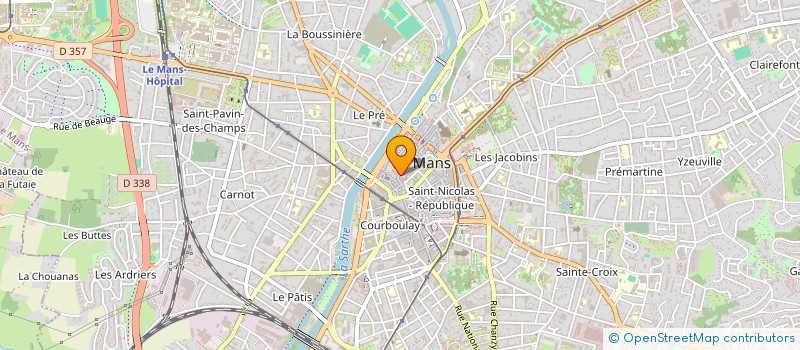 localisation de l'entreprise LE NEZ ROUGE à LE MANS