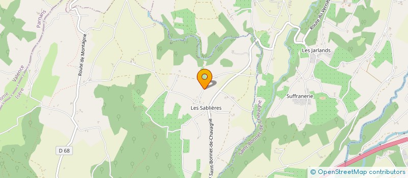 localisation de l'entreprise LE NICHOIR  SAINT-LATTIER