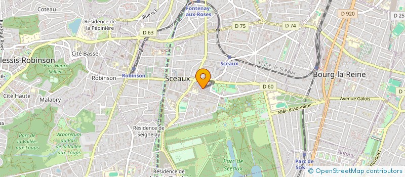 localisation de l'entreprise LE NICOIS BIO à SCEAUX