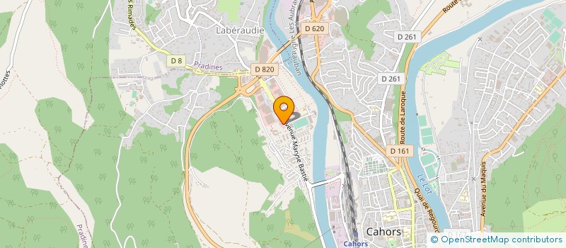 localisation de l'entreprise LE NICOT à CAHORS