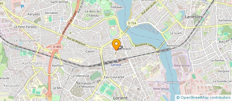 localisation de l'entreprise LE NICOT SNC  LORIENT