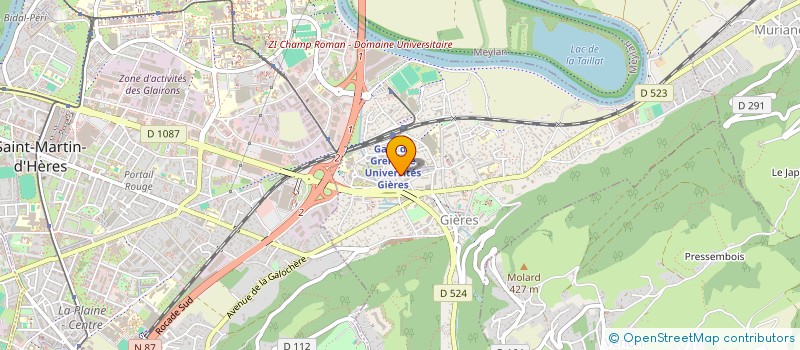 localisation de l'entreprise LE NID  GIERES