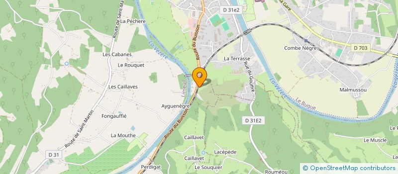 localisation de l'entreprise LE NID  LES EYZIES