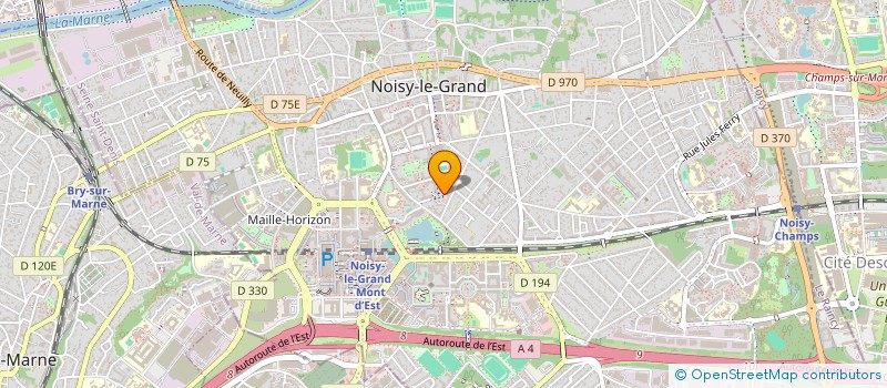 localisation de l'entreprise LE NID  NOISY-LE-GRAND