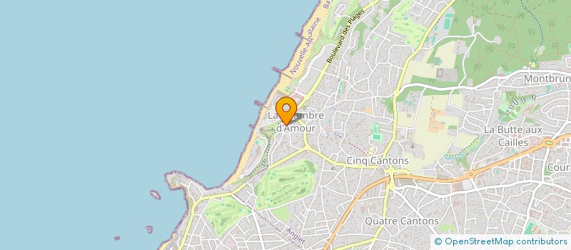 localisation de l'entreprise LE NID BASQUE à ANGLET