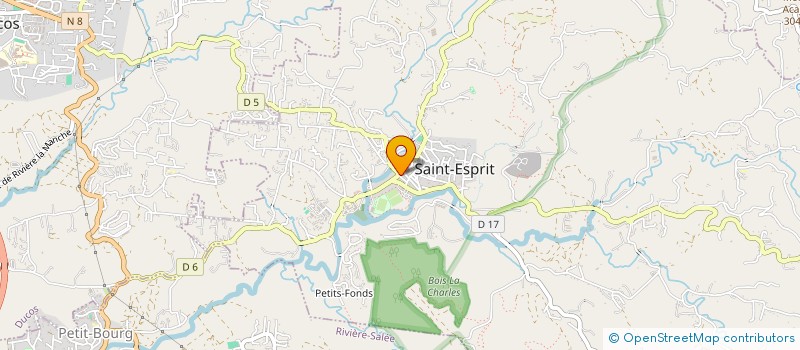 localisation de l'entreprise LE NID D'AMOUR S.A.R.L.  SAINT-ESPRIT