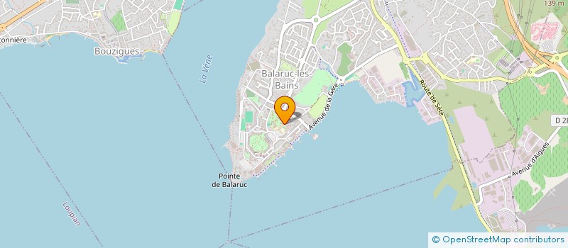 localisation de l'entreprise LE NID D AYLOU  BALARUC-LES-BAINS