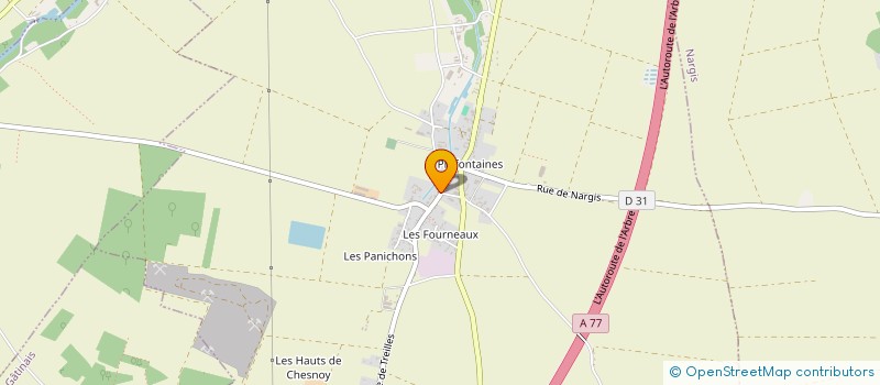 localisation de l'entreprise LE NID D'OISEAU à PREFONTAINES