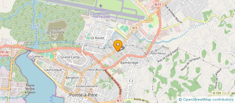 localisation de l'entreprise LE NID D'OR à LES ABYMES