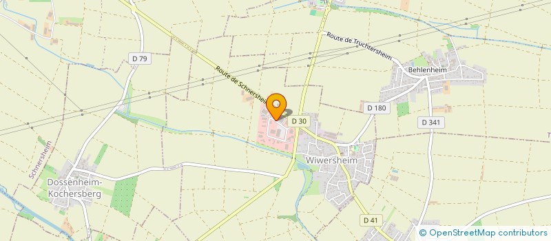 localisation de l'entreprise LE NID DE CIGOGNES à WIWERSHEIM