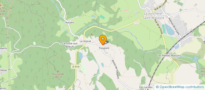 localisation de l'entreprise LE NID DE L'ECUREUIL  SAINT-LAURENT-LES-EGLISES