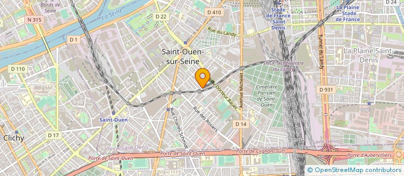 localisation de l'entreprise LE NID DE LA CIGOGNE à SAINT-OUEN-SUR-SEINE