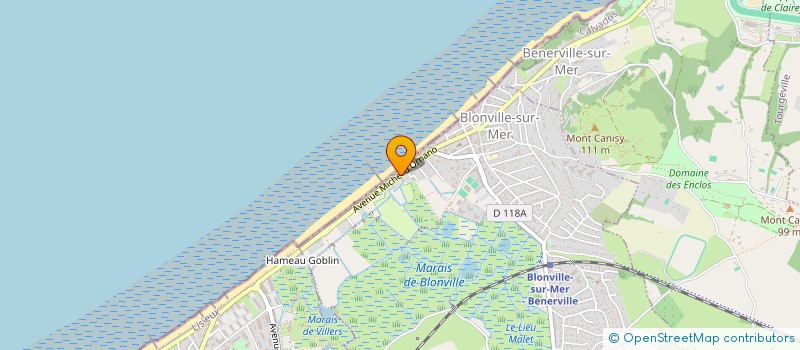 localisation de l'entreprise LE NID DE LAEMAX  BLONVILLE-SUR-MER