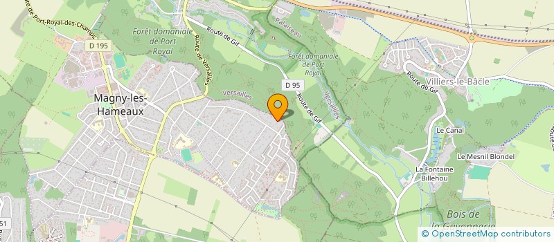 localisation de l'entreprise LE NID DE SOLSTICE  MAGNY-LES-HAMEAUX