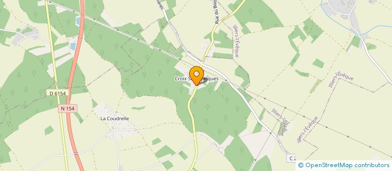 localisation de l'entreprise LE NID DE VERDURE  LA MADELEINE-DE-NONANCOURT