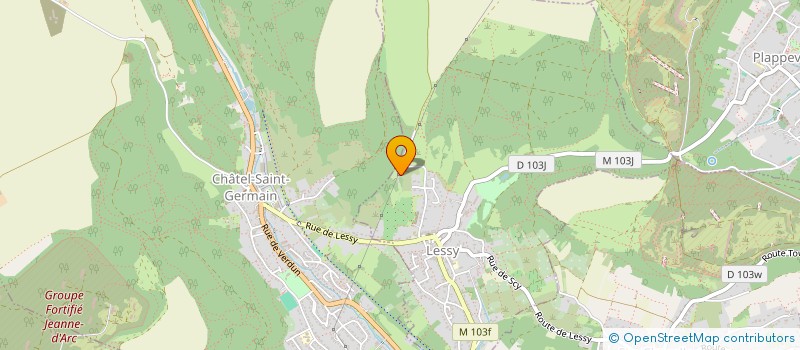 localisation de l'entreprise LE NID DES BOYOTTES  LESSY