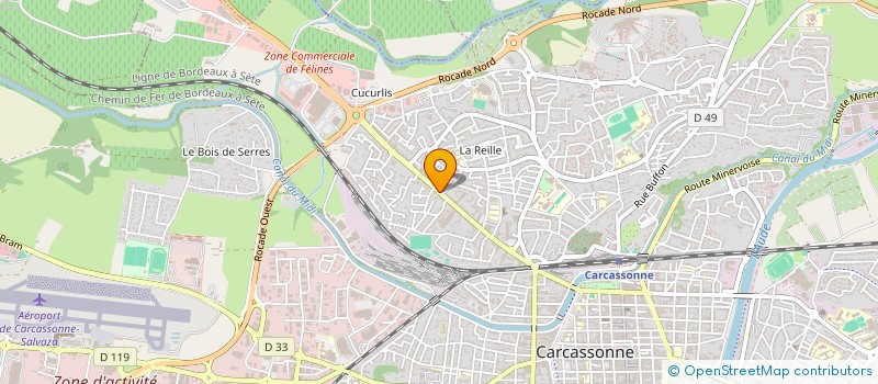localisation de l'entreprise LE NID DES DELICES à CARCASSONNE