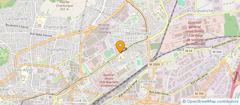 localisation de l'entreprise LE NID DES DOMES  CLERMONT-FERRAND