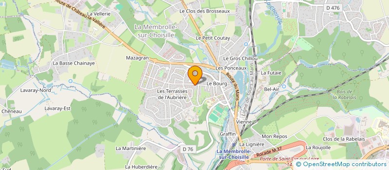 localisation de l'entreprise LE NID DES NOTRES  SAINT-CYR-SUR-LOIRE