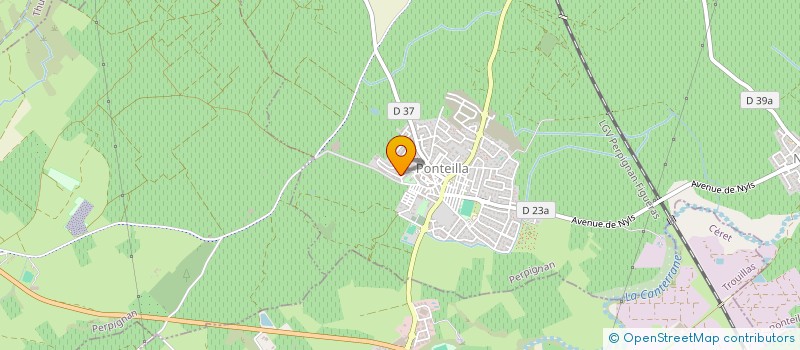 localisation de l'entreprise LE NID DES P'TITS ANGES  PONTEILLA