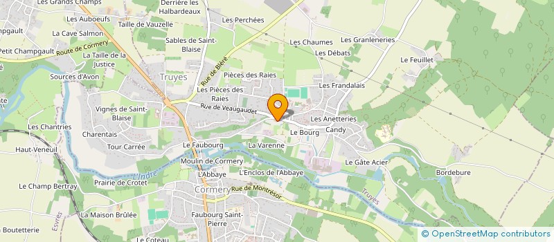 localisation de l'entreprise LE NID DES TRESORS à TRUYES