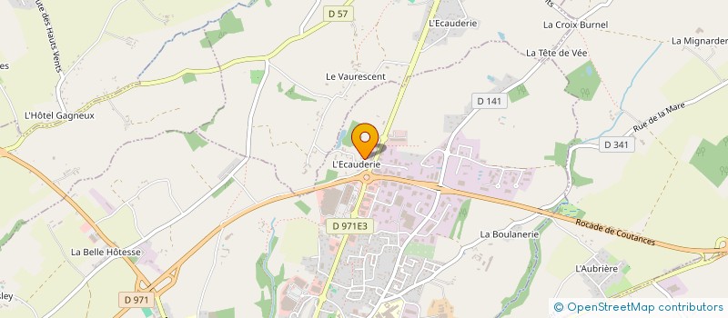 localisation de l'entreprise LE NID DU COLIBRI  COUTANCES