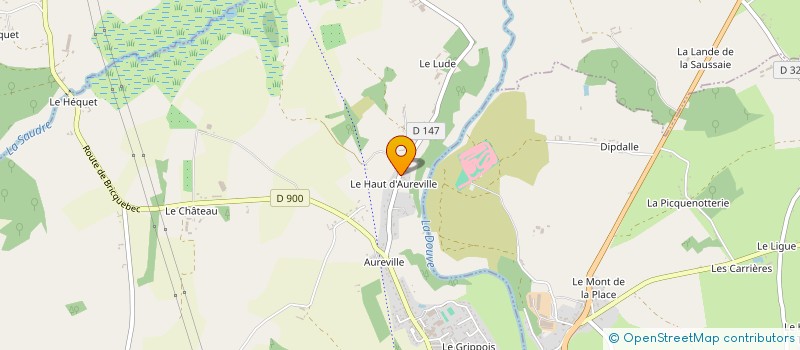 localisation de l'entreprise LE NID DU COTENTIN  SAINT-SAUVEUR-LE-VICOMTE