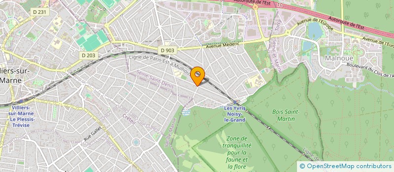 localisation de l'entreprise LE NID DU GEAI  NOISY-LE-GRAND