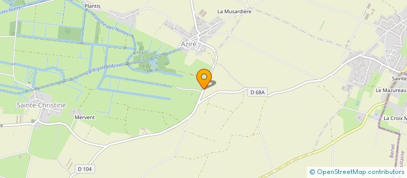 localisation de l'entreprise LE NID DU MOINEAU  BENET