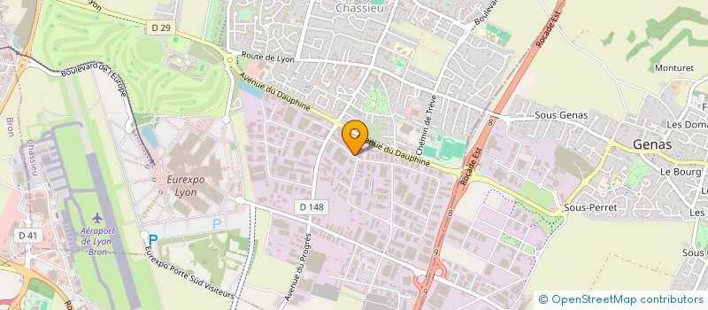 localisation de l'entreprise LE NID DU PHEN'X  CHASSIEU