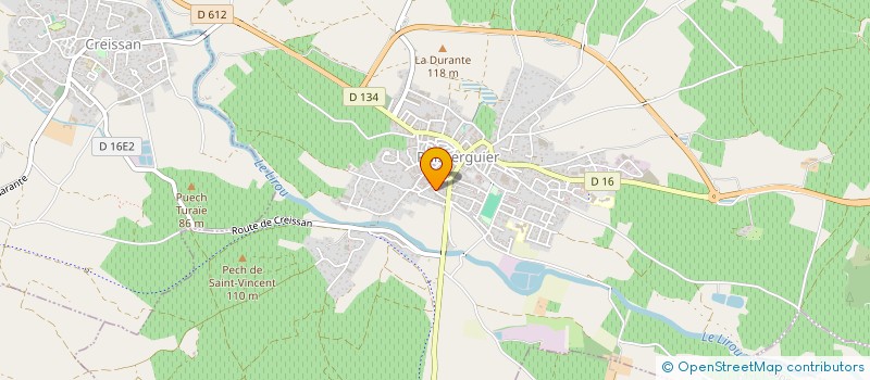 localisation de l'entreprise LE NID DU PHENIX  PUISSERGUIER