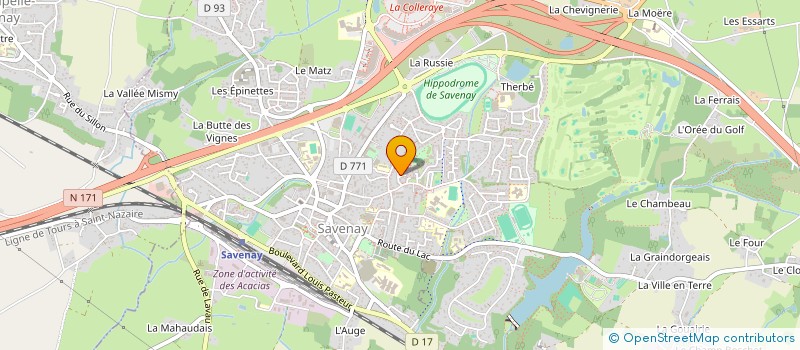 localisation de l'entreprise LE NID DU PRINCE BOIS  SAVENAY