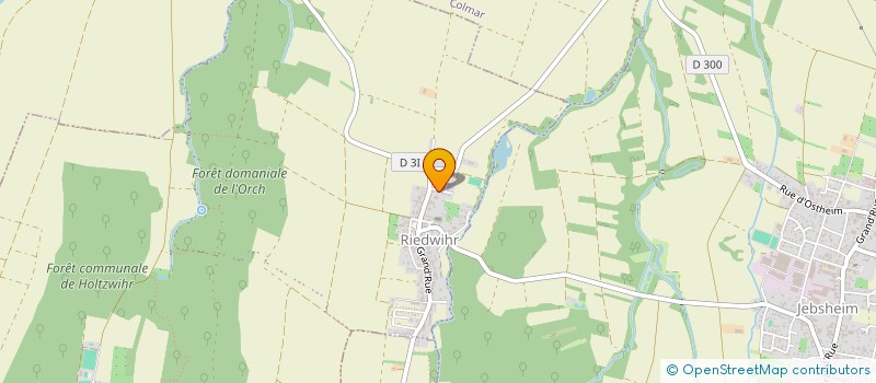 localisation de l'entreprise LE NID DU RIED  PORTE DU RIED