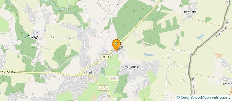 localisation de l'entreprise LE NID DU ROUGE GORGE  FEREL