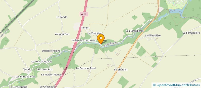 localisation de l'entreprise LE NID DU VIEUX LOGIS  SAINT-EPAIN