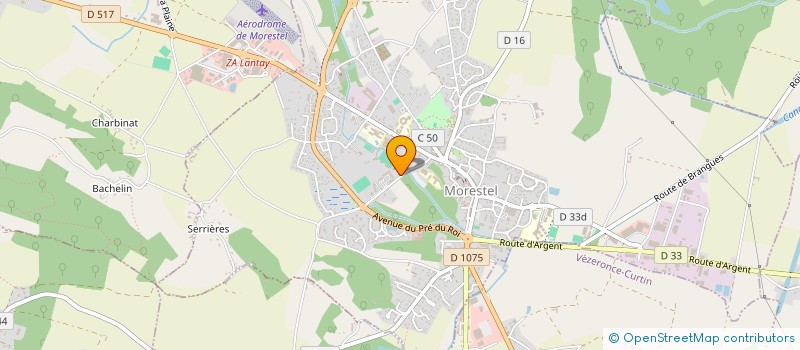 localisation de l'entreprise LE NID FAMILLE D'ACCUEIL SOCIETE EN LIQUIDATION à SAINT-VICTOR-DE-MORESTEL