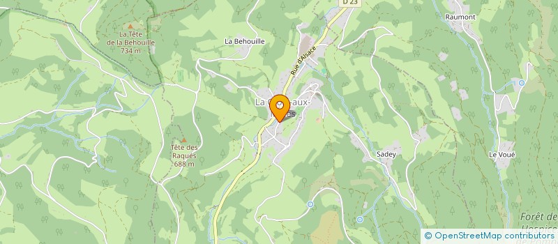 localisation de l'entreprise LE NID INVESTISSEMENTS  LA CROIX-AUX-MINES